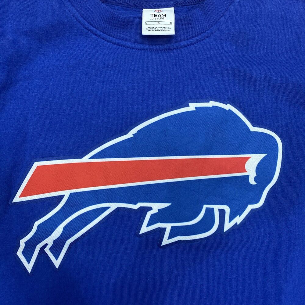 New Buffalo Bills Women’s Sweatshirt Blue Size Large - Picture 2 of 5